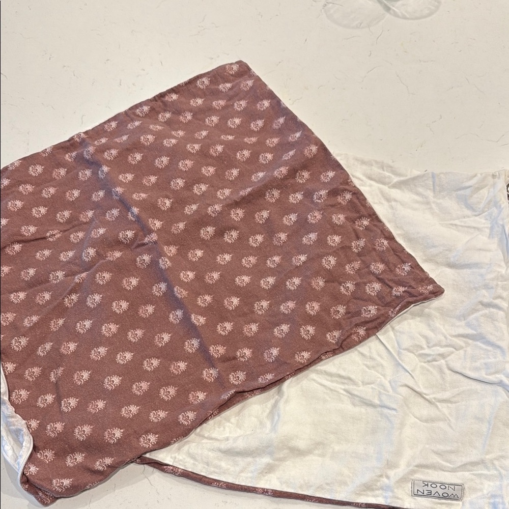 Burgundy 22 x 22 Pillow Covers (2)